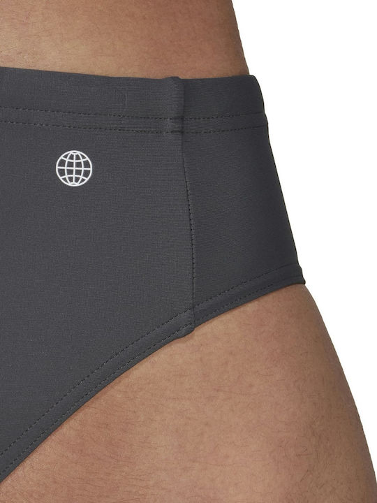 Performance Solid Men's Swimwear Slip Gray