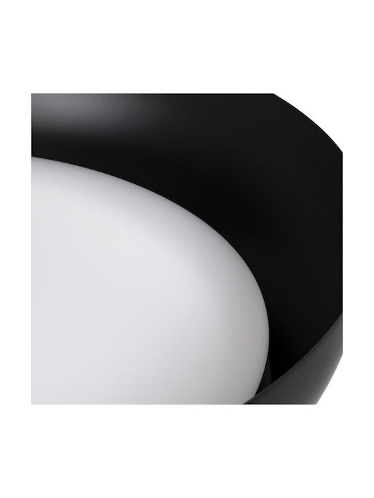 GloboStar Anatolia Lumină Suspendată Neagră LED cu Lumină Bianco Reglabilă 66.5x66.2x12.5cm