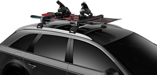 Thule Snowpack B Car Ski Mounts 50cm Suitable for 4 Ski Pairs or 2 Snowboards