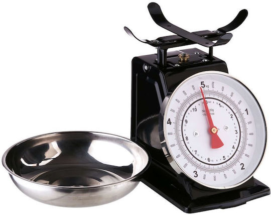 Give Me More Analog Kitchen Scale with Bucket Up to 5kg Black