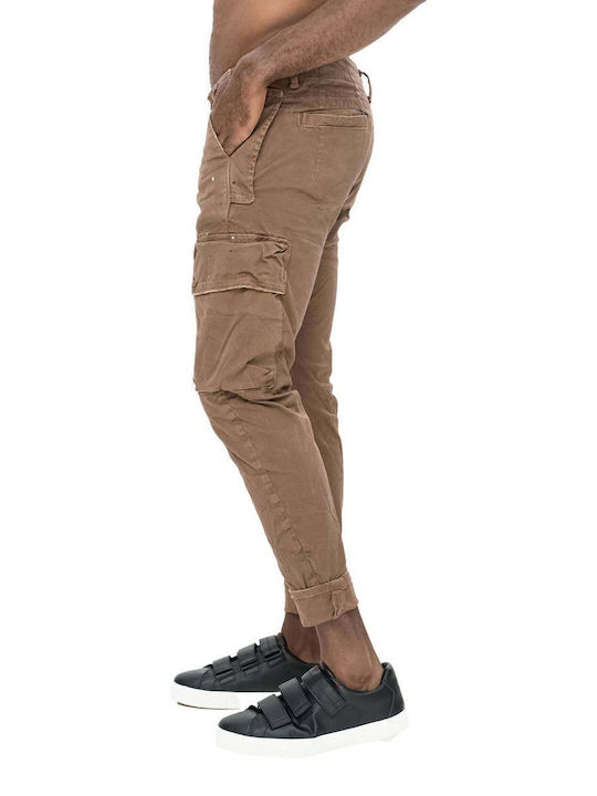 60 Mosso Hose Cargo Elastisch Camel