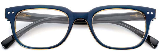 Gian Marco Venturi Roma Lesebrille +1.00 in Blau Farbe