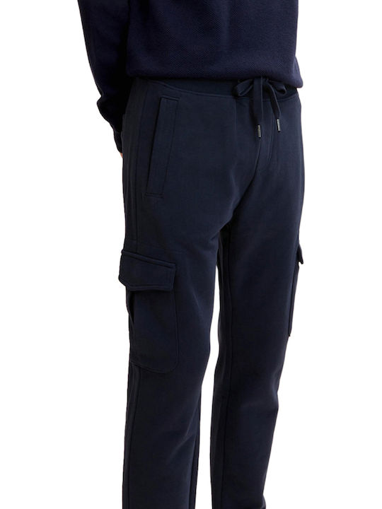 Cargo-Hose Jogginghose mit Gummizug Marineblau