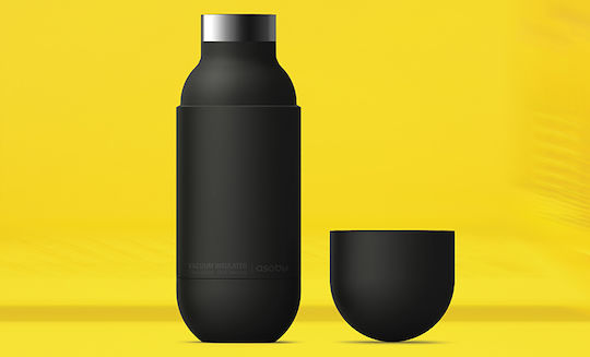 Asobu Orb SBV30 Flasche Thermosflasche Rostfreier Stahl 460ml Black