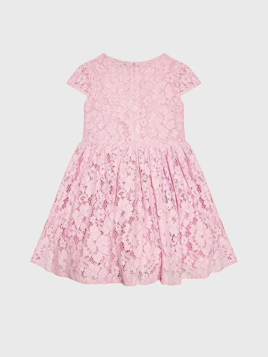 Guess Kids Dress Short Sleeve Pink