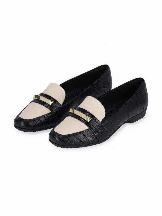 Piccadilly Damen Mokassins Black / White