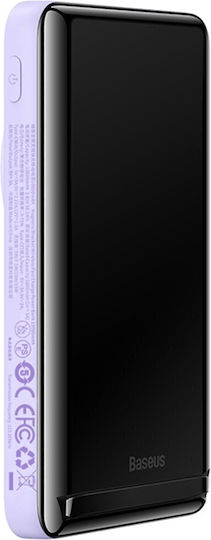 Baseus MagSafe Power Bank 10000mAh 20W с USB-C порт Лилав