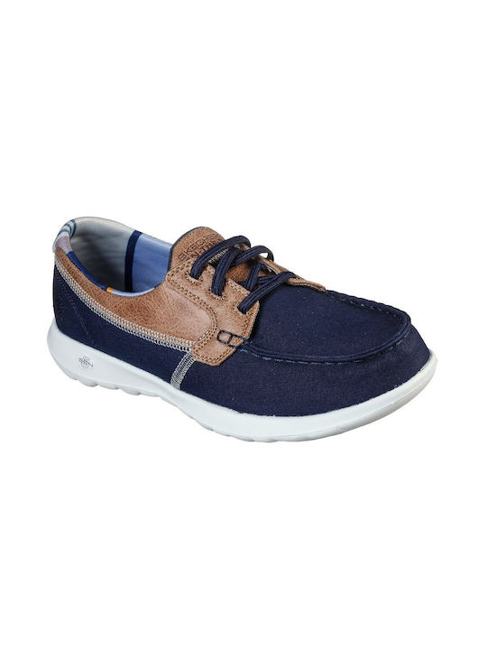 Γυναικεία Boat Shoes σε Navy Μπλε Χρώμα
