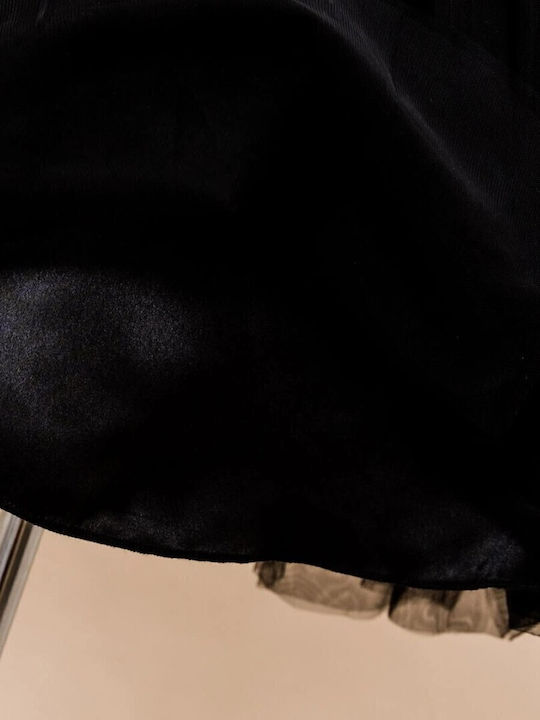 Kinderkleid Kurzärmelig Tüll Mehrfarbig