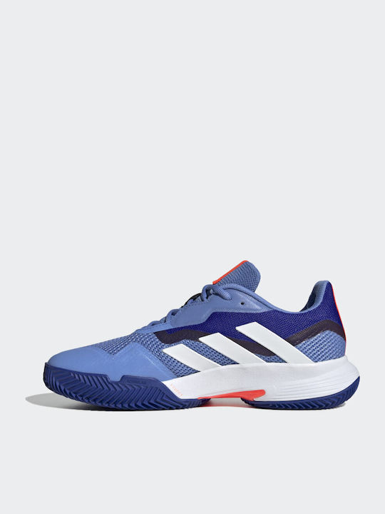 adidas Courtjam Control Мъжки Тенис обувки Глинени игрища Blue Fusion / Cloud White / Lucid Blue