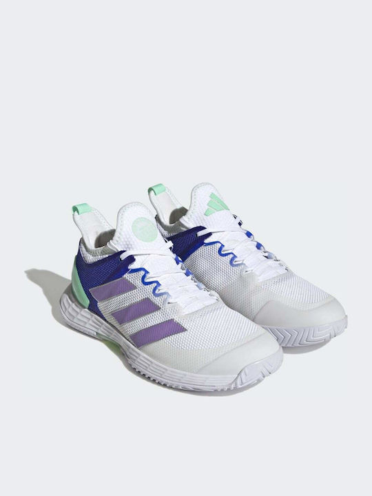 adidas Adizero Ubersonic 4 Γυναικεία Παπούτσια Τένις για Όλα τα Γήπεδα Cloud White / Violet Fusion / Silver Metallic