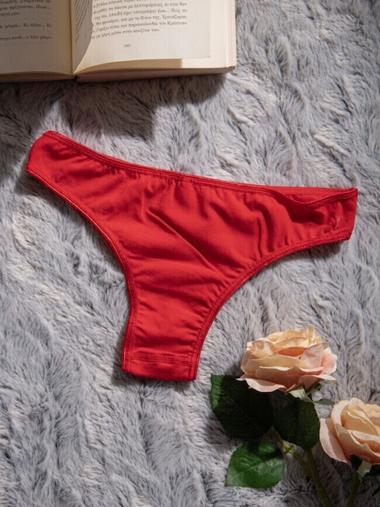 Fay Lingerie Cotton Women's Brazil Red