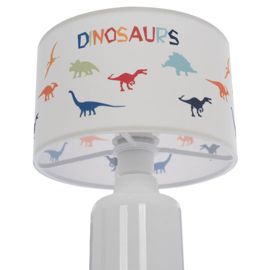 HomeMarkt Kids Table Lamp Baloo with Design Projection White 24x24x32cm