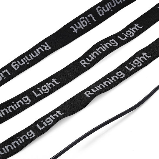 E10 20M Lighting USB Charging Night Running Sports LED Light with Red Taillight