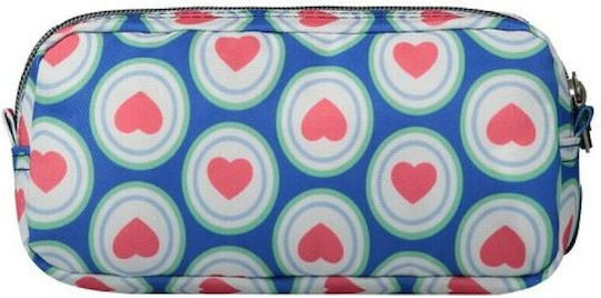 Totto Multiuso Sobre 0FT Pencil Case Barrel with 2 Compartments Blue