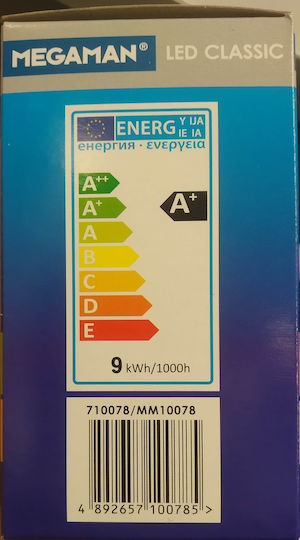 Megaman LED крушка 9W за фасунга E27 Топло бяло 810лм