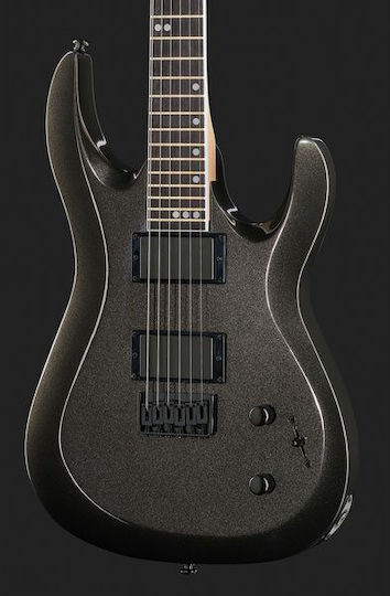 Harley Benton R-446 Σετ Ηλεκτρική Κιθάρα ST Style με HH Διάταξη Μαγνητών Graphite Metallic με Θήκη