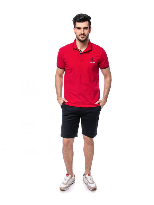 Heavy Tools Polo cu mânecă scurtă roșu C7S20118RE DRES RED