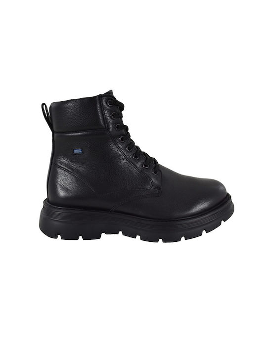 Legend Walking Δερμάτινο Μποτάκι Μαύρο R30861-158 BLACK