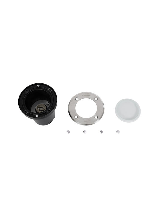 GloboStar Floor Spot IP68 for GU10 Socket Silver