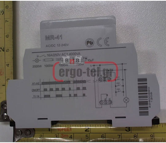 Elko EP Phase Relays Verriegelung 16A with Voltage 240V