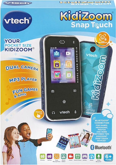 Vtech KidiZoom Snap Touch MP3 Player cu ecran tactil LCD 2.4" Albastru