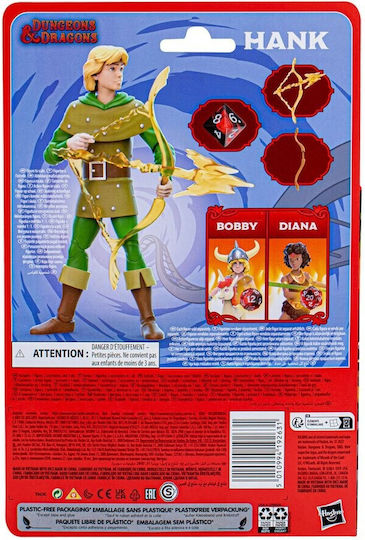 Action Figure Dungeons & Dragon - Hank for 4+ years old Years 15cm.