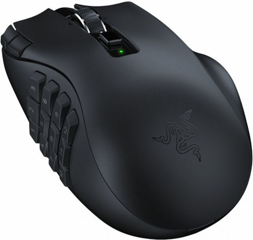 Razer Naga V2 HyperSpeed Ασύρματο Gaming Ποντίκι 30000 DPI Μαύρο