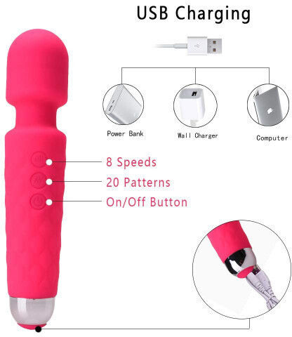 ToyBox Royal Wand Δονητής Μασάζ 20cm Pink