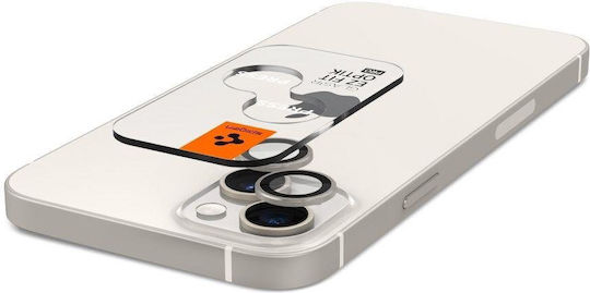 Spigen Optik Pro EZ Fit Camera Protection Tempered Glass Starlight for the iPhone 14 / 14 Plus