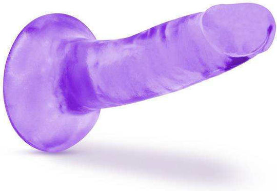 Blush B Yours Plus Hard N’ Happy Dildo realist cu ventuză Violet 14cm Τ-331776