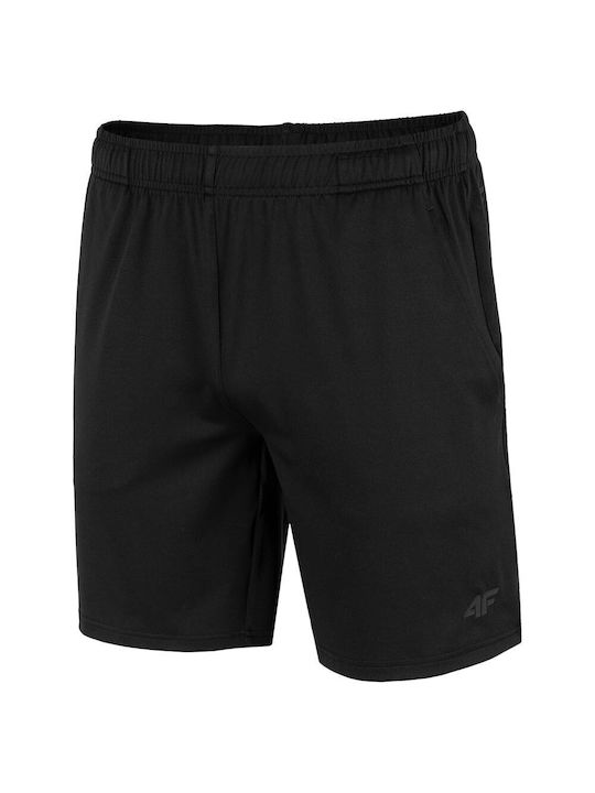 4F Sportliche Herrenshorts Schwarz