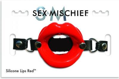 Sportsheets Sex & Mischief Silicone Lips Mouth Gag