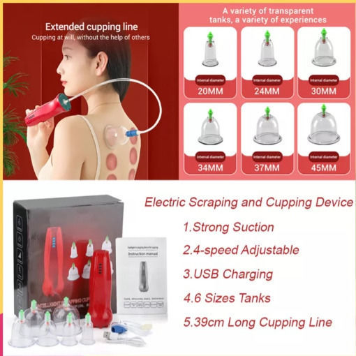 Rechargeable massage cups 6 cups OEM 500-295641