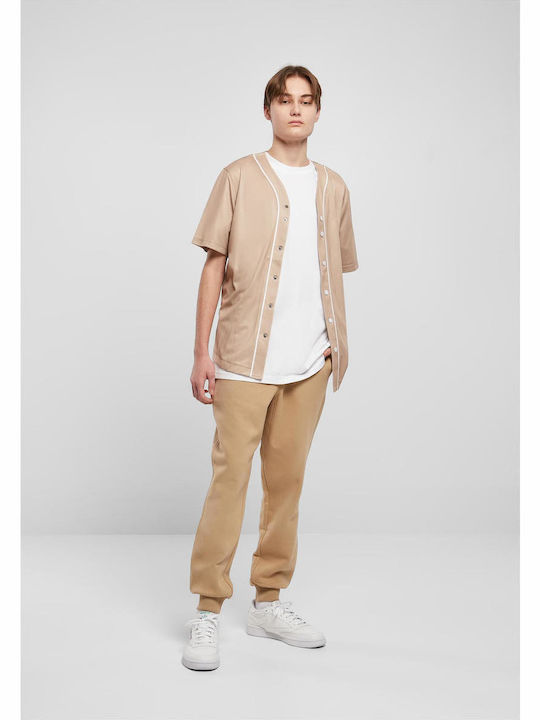 Short-sleeved Shirt Beige