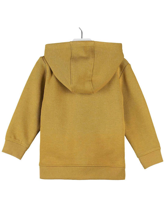 Losan Kids Sweatshirt Cardigan with Hood Yellow