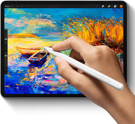 Baseus Smooth Writing Active Стилус Пен с Palm Rejection за iPad в Бял цвят SXBC000202