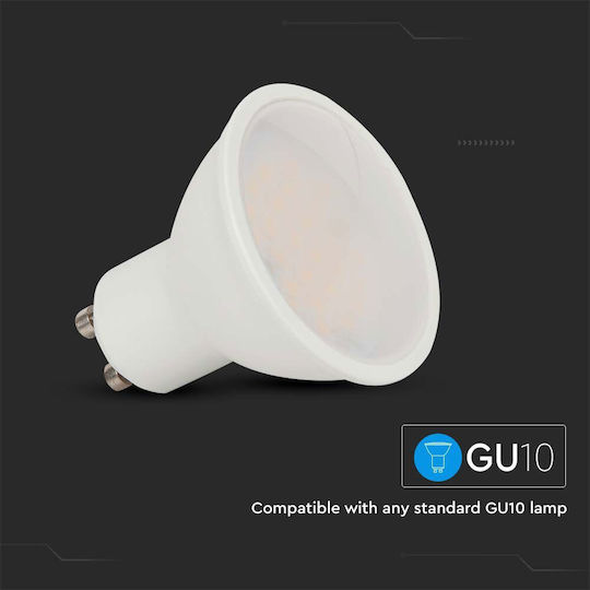 V-TAC Smart Bulb LED 4.8W for Socket GU10 and Shape MR16 RGB 380lm Dimmable