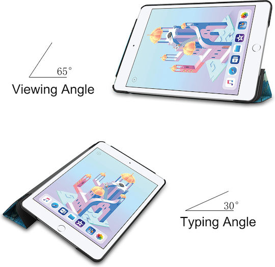 Sonique Smartcase Slim Flip Cover Durabilă Sakura (iPad mini 2019)