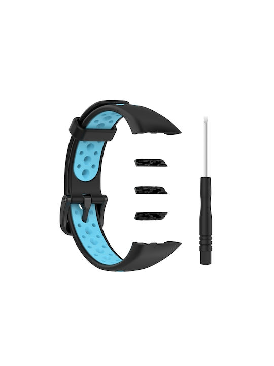 Dual Color Λουράκι Black / Blue (/ Huawei Band 6) Dual Color Λουράκι Black / Blue (/ Huawei Band 6)