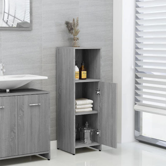 vidaXL Ντουλάπι Μπάνιου 30x30x95cm Sonoma