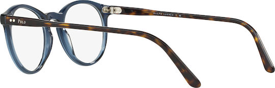 Ralph Lauren Plastic Eyeglass Frame Blue PH2083 5276