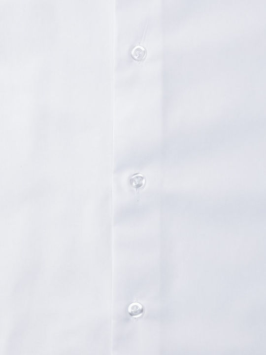 Long Sleeve Shirt in Regular Fit White