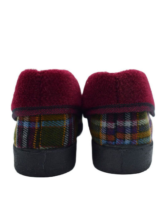 Closed Women's Slippers Burgundy