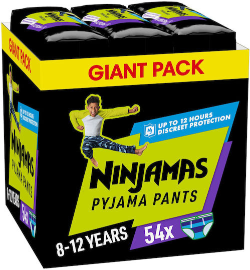 Pampers Diaper Pants Ninjamas Boy Monthly Pack for 27-43kg 54pcs