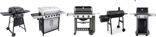 Grill Cover Black 190cmx71cmx117cmcm