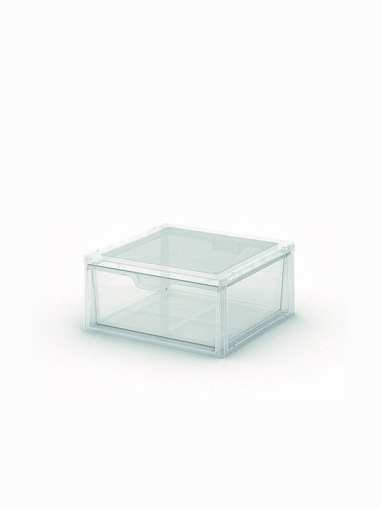 Kis Spider Plastic Storage box with Cap Transparent 39x38x18cm 1pcs