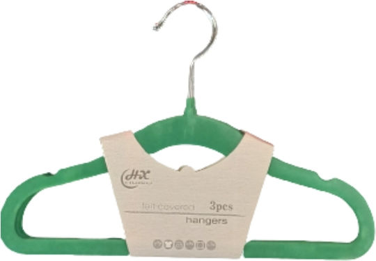 Kinderkleiderbügel Grün 63-KST892-2 3Stück