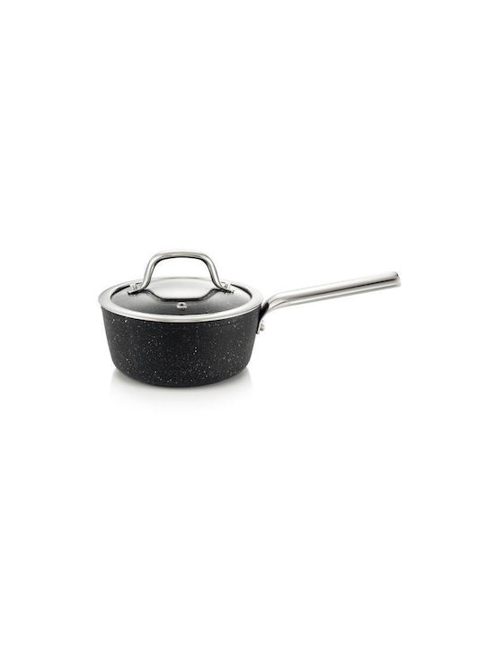 Tescoma President Stone Κατσαρολάκι Γάλακτος από Αλουμίνιο 1.3lt / 16cm Ανθρακί