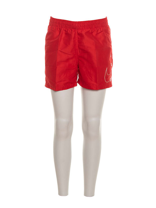 Nike Volley Kinder Badeanzug Badeshorts Rot